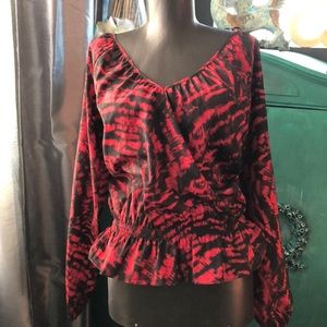 Michael kors v neck blouse